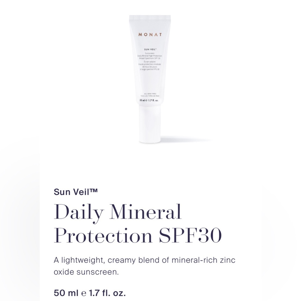 Monat Sun Veil Mineral Sunscreen